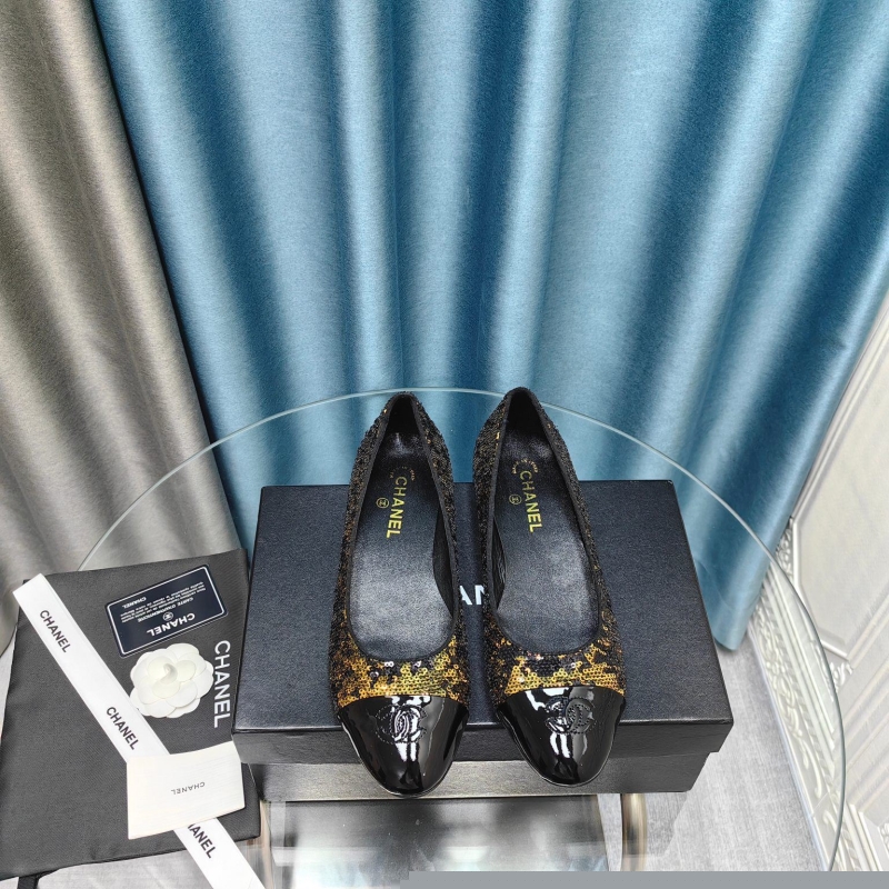 Ch*el flat shoes